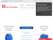 Tablet Screenshot of nktechnologies.com